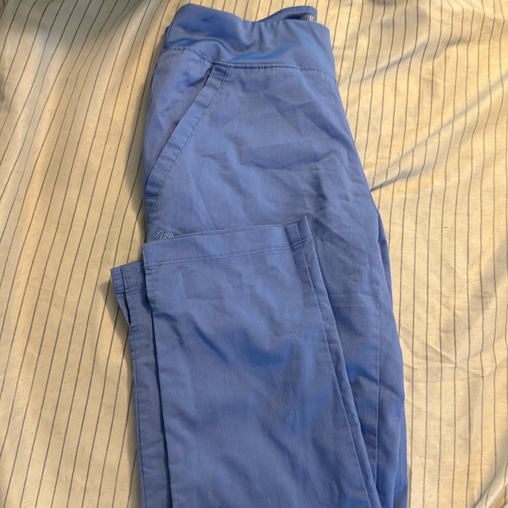 Purple label xs ceil blue scrubs